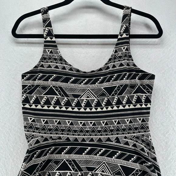 Victoria's Secret Pink Dress Size M Southwestern A-Line Mini Sleeveless Black - Picture 3 of 10